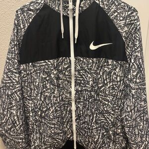 Nike Monochrome Abstract Print Jacket